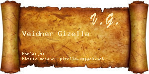 Veidner Gizella névjegykártya