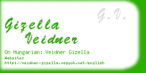 gizella veidner business card